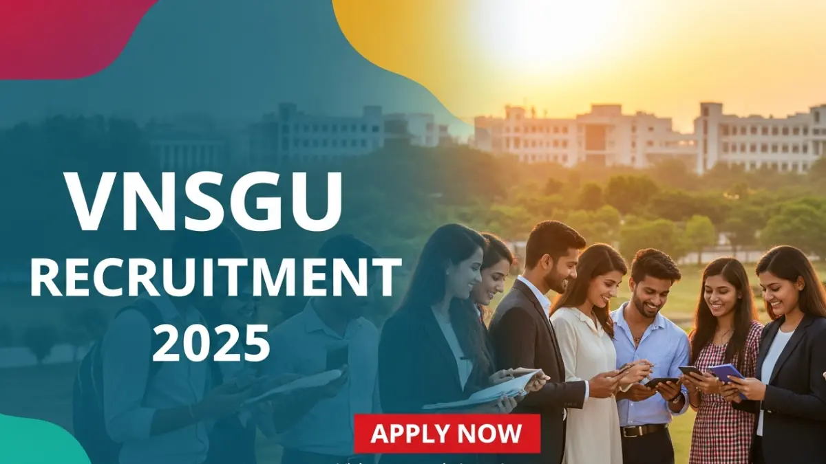 VNSGU Recruitment 2025