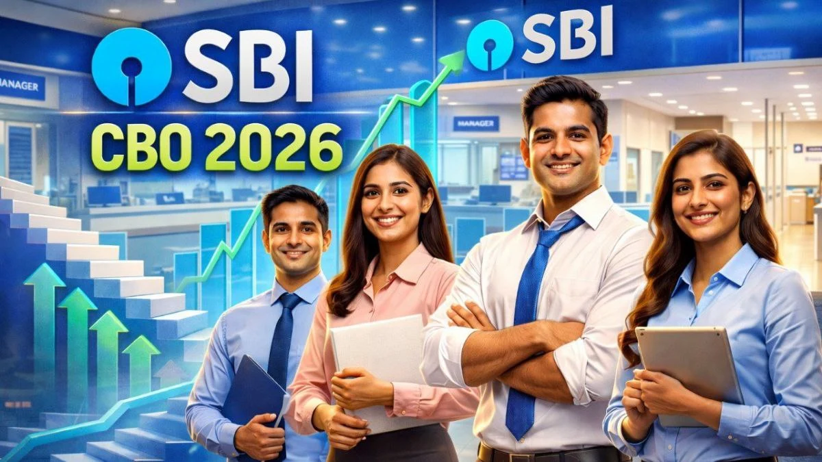 SBI CBO Recruitment 2026: Apply Online for 2050 Circle Based Officer Posts - Inspirational Banking Career Poster