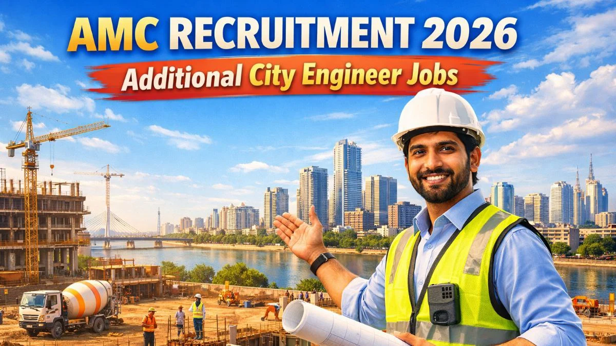 AMC Recruitment 2026 Additional City Engineer Job Notification