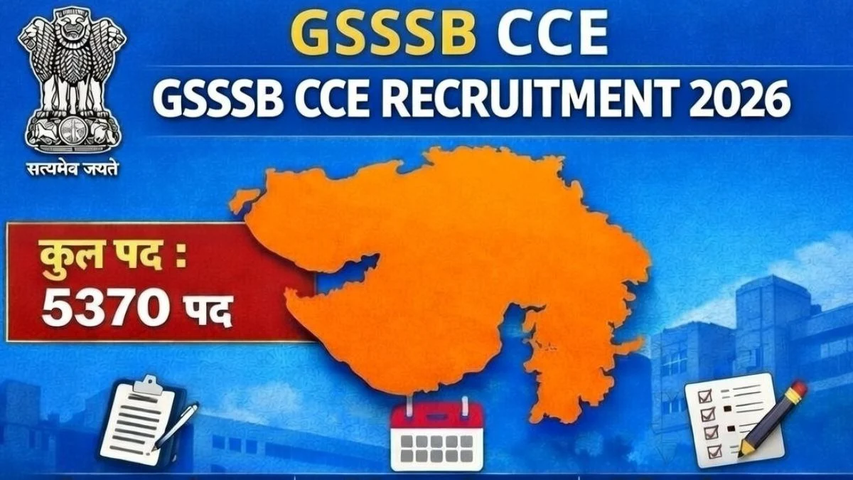GSSSB CCE Group A and Group B Recruitment 2026